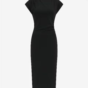 Express Sleek Black Maxi Dress